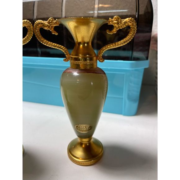 Onyx of Pakistan Vases Made in Italy - Picture 6 of 6